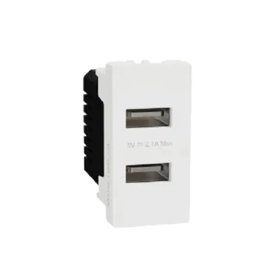 لقمة بريزة USB مخرج 2 ميلوز شنايدر