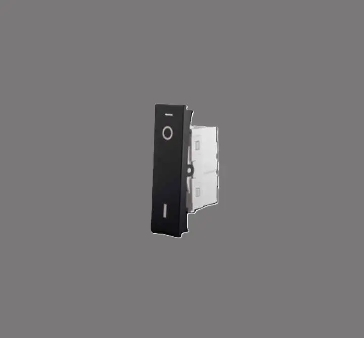 مفتاح سخان بلمبة اشارة اسود نوفو 80503(22mm)