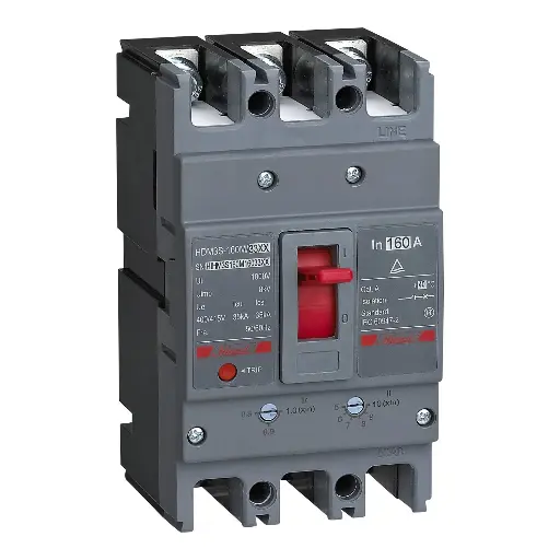 قاطع متغير الضبط حراريا و مغناطيسيا 3 بول (250A )(35KA )HDM3S250M25033XXT (IR200:250)