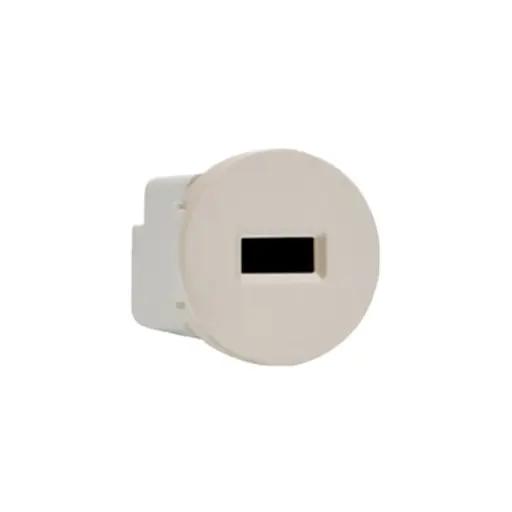 لقمة بريزة usb ابيض صدفي مورا شنابل