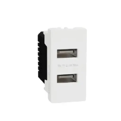 لقمة بريزة USB مخرج 2 ميلوز شنايدر