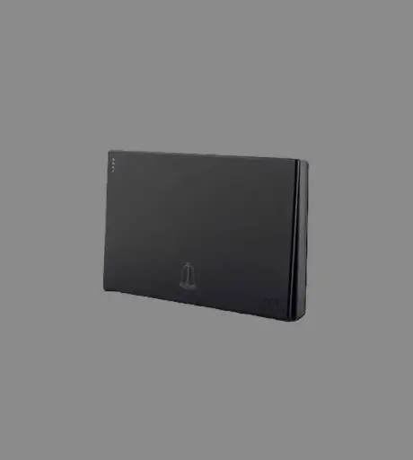 مفتاح زر جرس عريض اسود نوفو 83025(120mm)