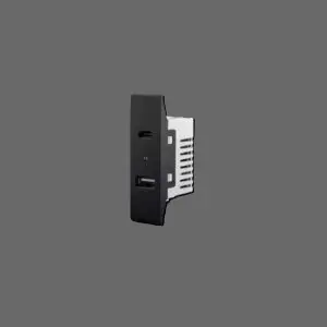 شاحن USB اسود نوفو 83908(22mm)